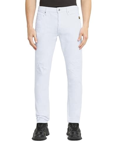 Detalle de G-STAR 3301 Slim Jeans blanco 29W/30L