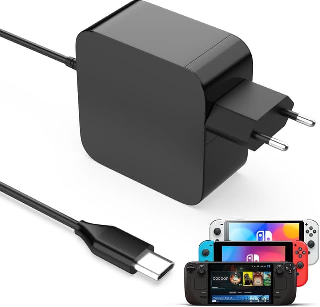 Imagen de 45W USB‑C Ladegerät für Nintendo Switch en OfertitasTOP