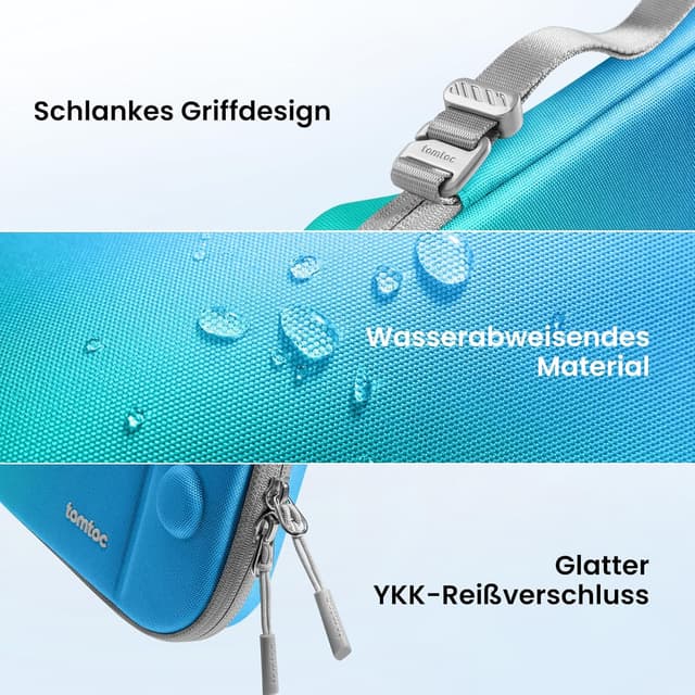 Thumbnail 6 de tomtoc Slim Tasche für Nintendo Switch 2 (2025) – ultradünnes Carry Case mit Filz und Schutz für bis zu 12 Spiele