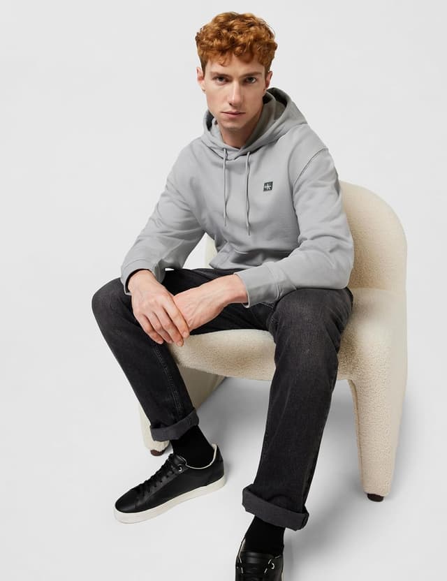 Detalle 2 de Calvin Klein Felpa Uomo con Cappuccio Terry