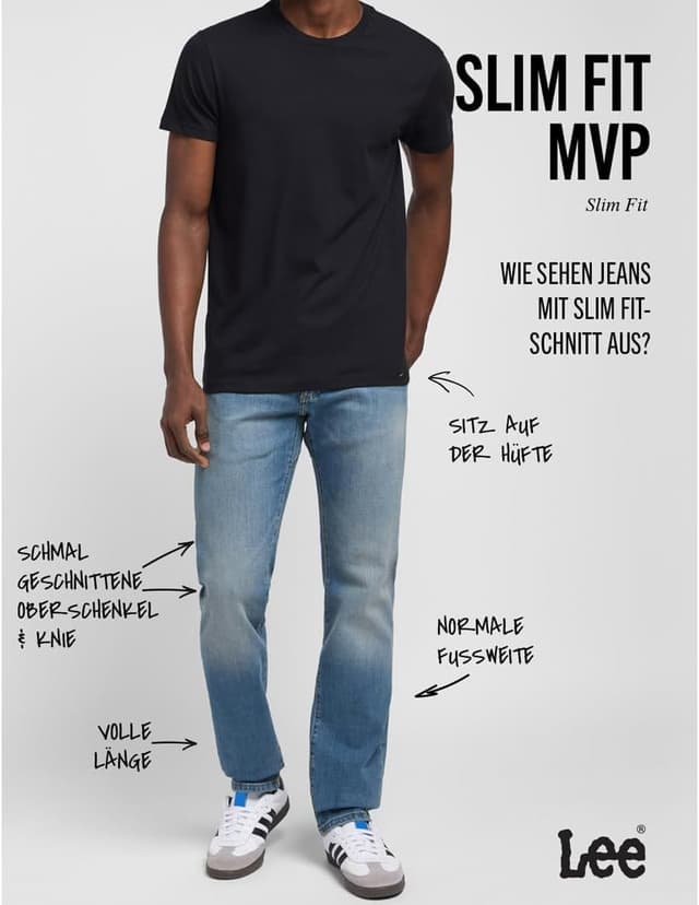 Detalle 2 de Lee Herren Pants Slim Fit 30