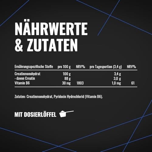 Detalle de Gym Nutrition Creatina Monohidratada Extrapura 500 g (147 porciones) 100% vegana