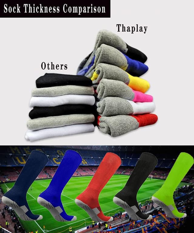 Detalle 2 de Baseball Socks 3-Pairs (Kids/Youth/Adult) Cushioned Athletic Socks for Soccer, Softball & More