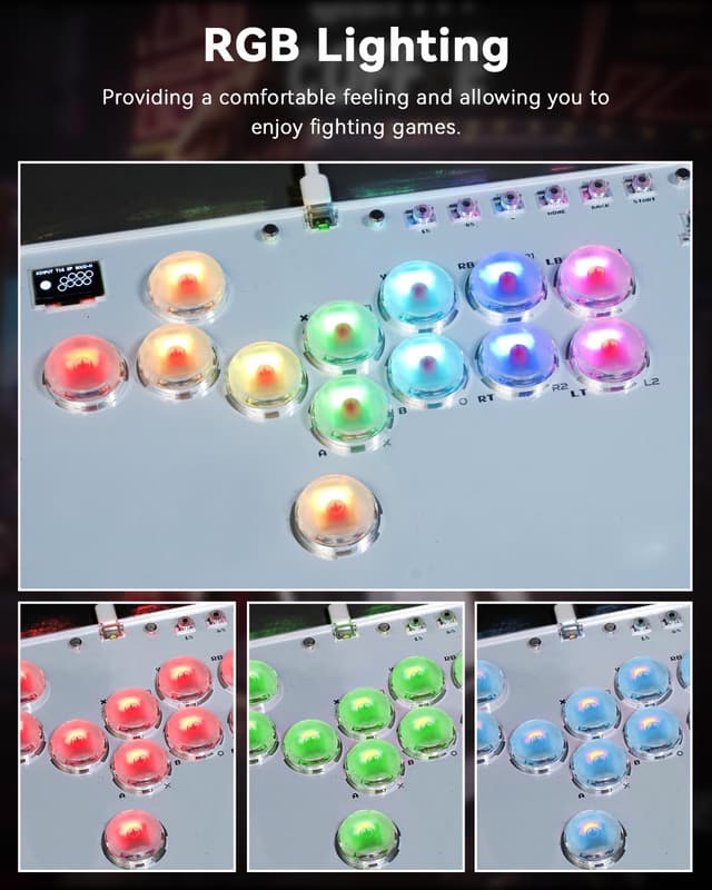 Detalle 2 de Sehawei Haute42 T13 Fight Stick 13 Tasten