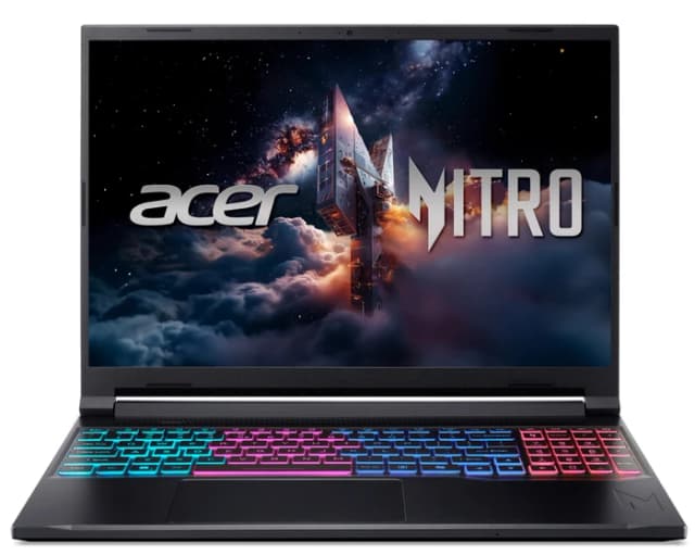 Detalle de Acer Nitro V 16S AI ANV16S-41-R93W Gaming-Laptop (16"), AMD Ryzen 7, 16GB RAM, 1TB SSD, RTX 5070