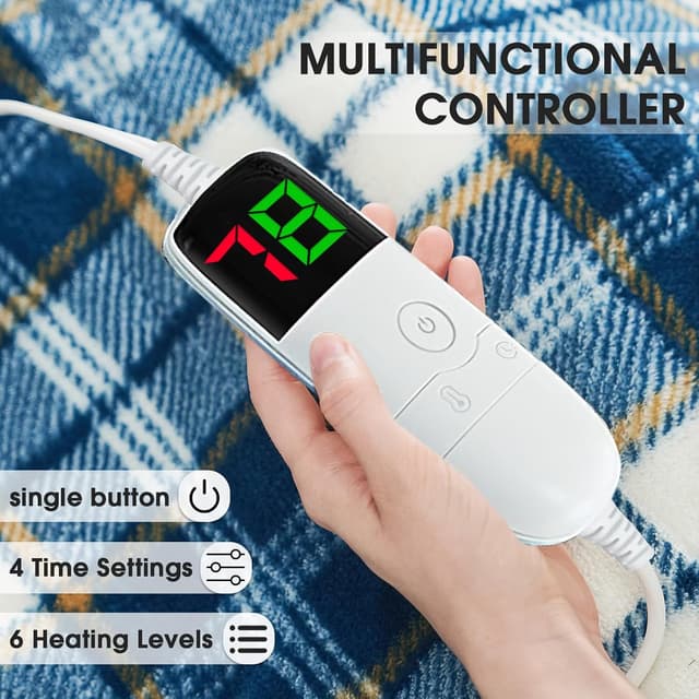 Detalle 2 de Twin Heated Blanket with 10 Heats ⚙