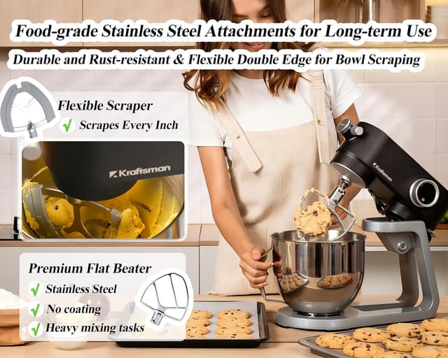 Detalle de Kraftsman Stand Mixer 5.3 Quart 🧁