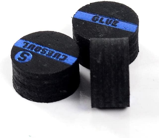 Detalle de CUESOUL 3 pezzi puntali da biliardo in pelle di maiale 10 mm, 6 strati