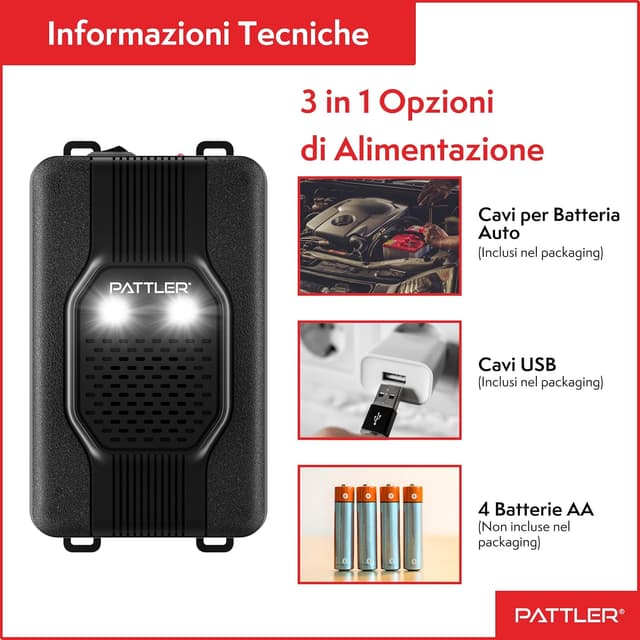 Detalle de PATTLER Dissuasore Anti Martora con Luce 2pz