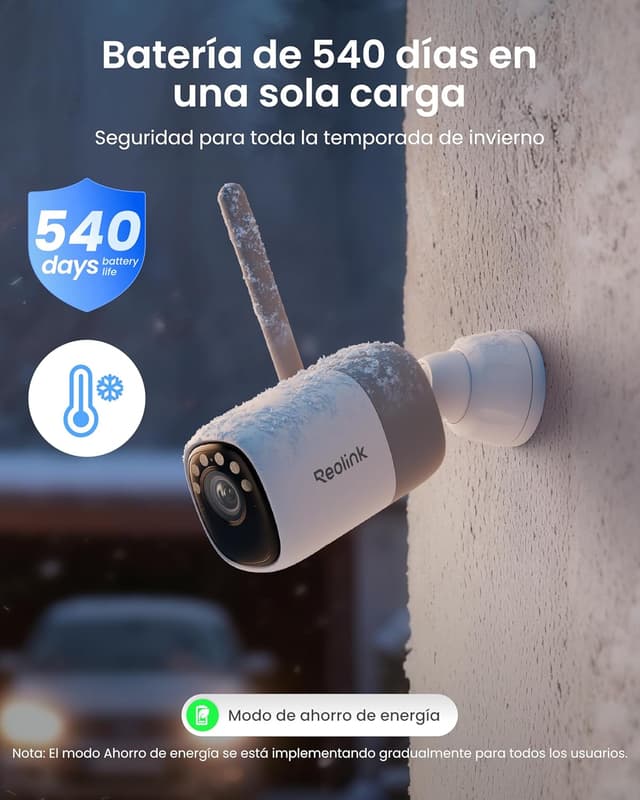 Detalle 2 de Reolink Altas 2K con batería 20.000 mAh