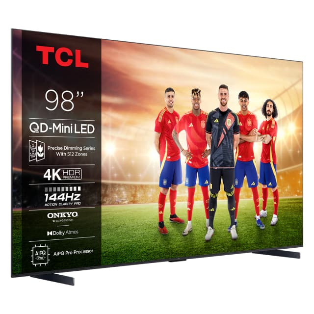 Detalle de TCL 98C6K TV 4K HDR Premium 248,9 cm (98')