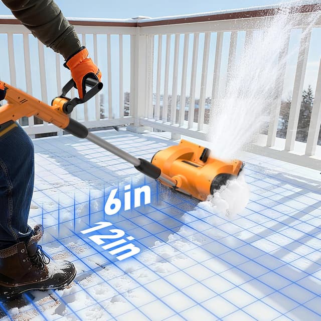 Thumbnail 3 de Wireless 12-inch snow shovel with directional plate