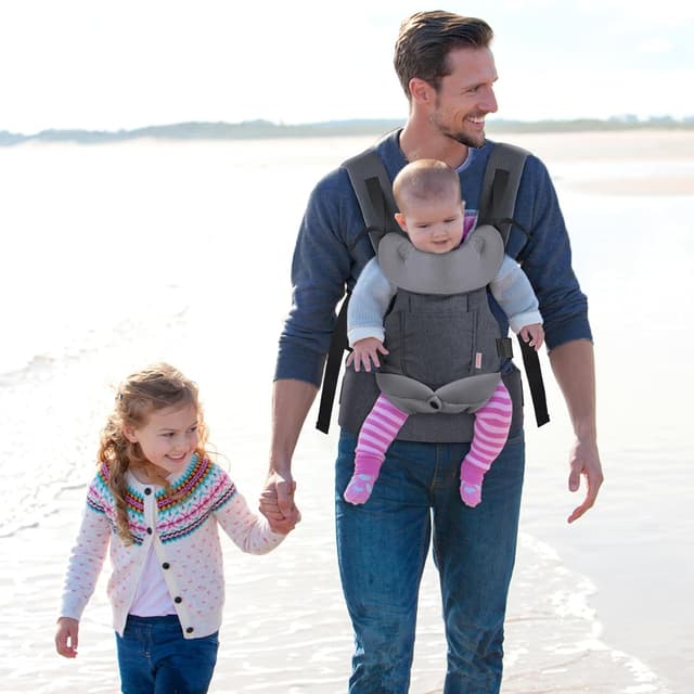 Thumbnail 6 de GAGAKU Babytrage für Babys und Kleinkinder (4–36 Monate) – 4 Tragepositionen, Gesicht nach vorn und hinten, Dunkelgrau