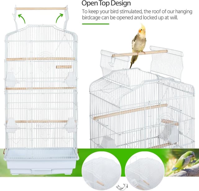 Thumbnail 3 de Yaheetech 104cm Parrot Cage