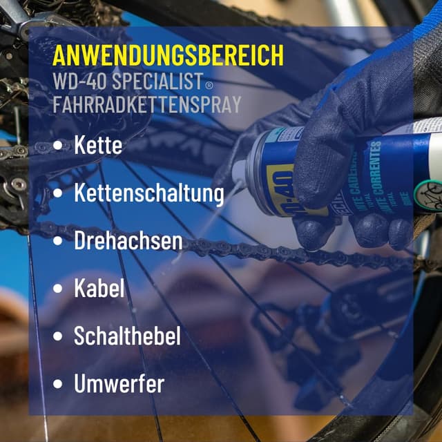Thumbnail 6 de WD-40 Specialist Fahrrad Pflegeset – Komplettes Bike Pflegeset