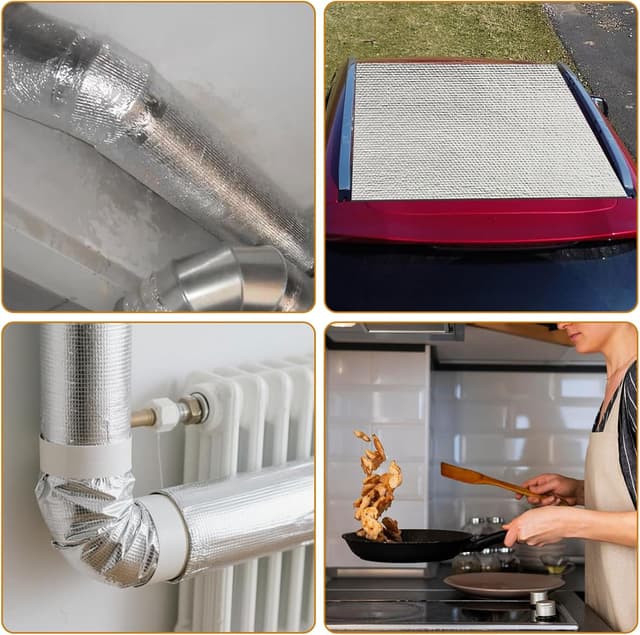 Thumbnail 6 de Aluminisierte Hitzeschutzmatte 60x100 cm