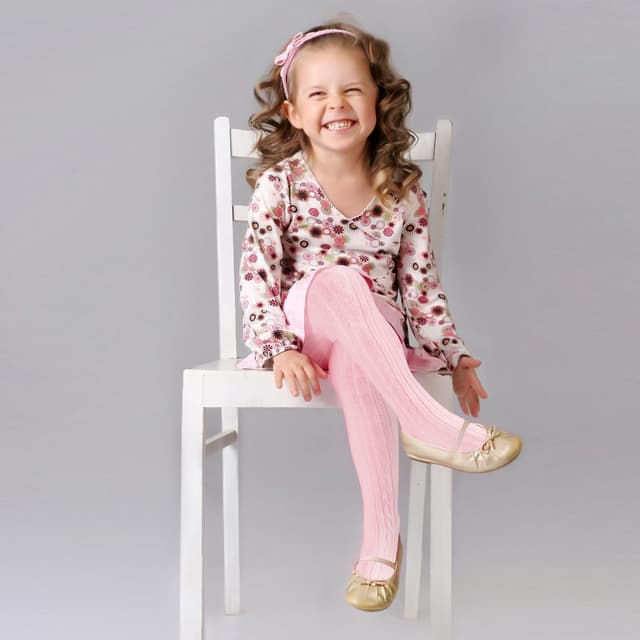 Detalle de GENTABY Baby Strumpfhose Mädchen Anti-Rutsch (3er-Set) Baumwolle mit Silikonpunkten, 0–6 Jahre