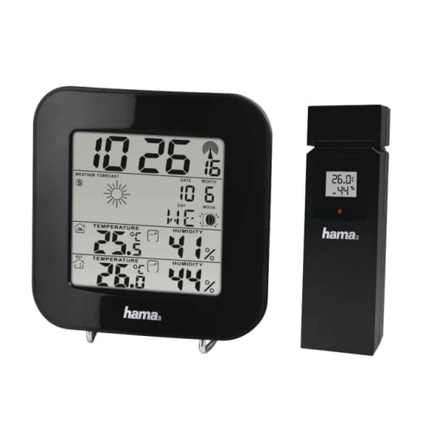 Detalle de Hama EWS-200 estación meteorológica con sensor exterior