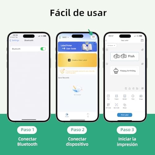 Detalle 1 de ORGSTA S001 Etiquetadora Bluetooth 2000 mAh