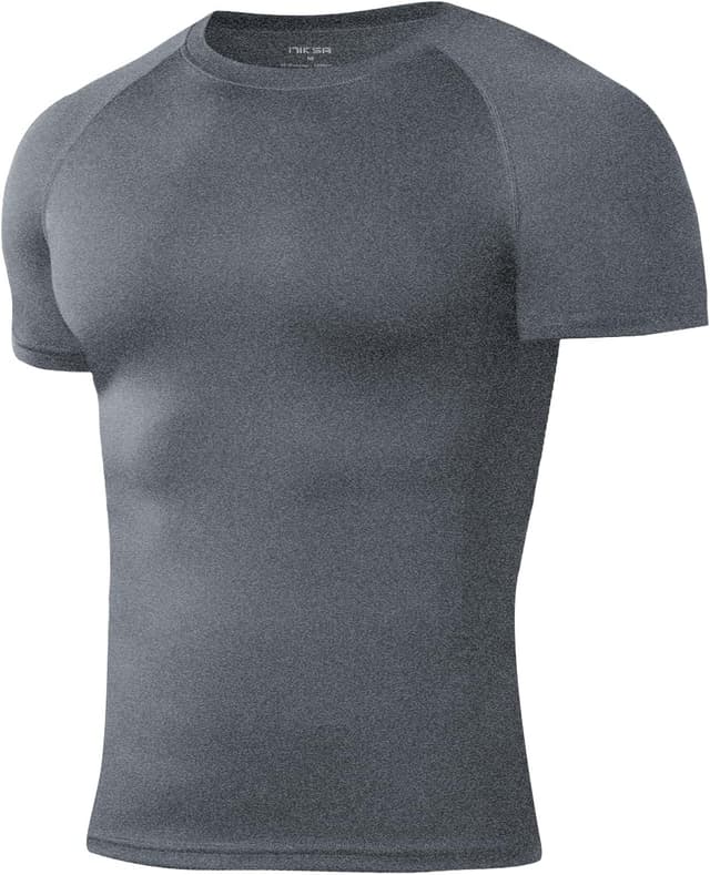 Thumbnail 6 de Niksa 1er-Pack Kompressionsshirt Herren – atmungsaktives, schnelltrocknendes Sport-Funktionsshirt Kurzarm