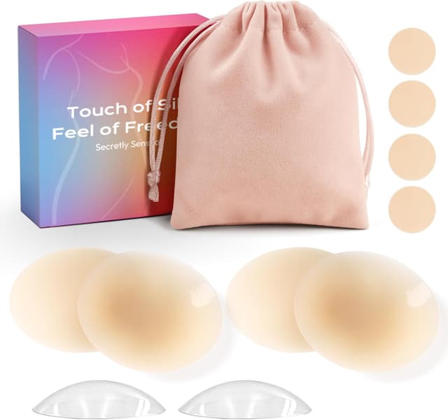 Imagen de Pezoneras adhesivas invisibles 0,2 mm 2 pares en OfertitasTOP
