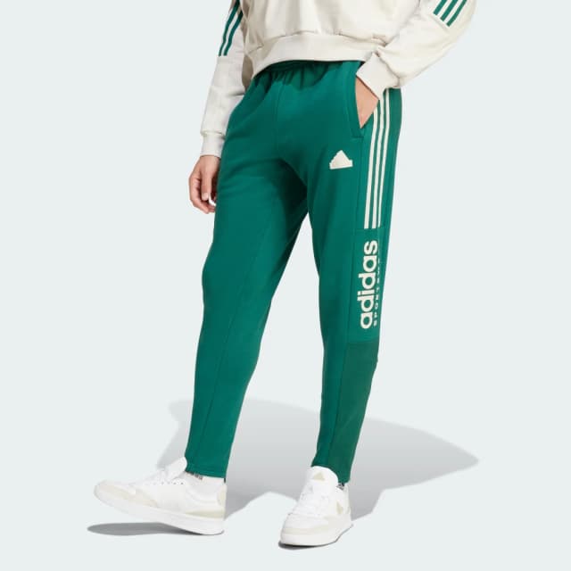 Imagen de Adidas Pantalón House of Tiro Fleece verde en OfertitasTOP