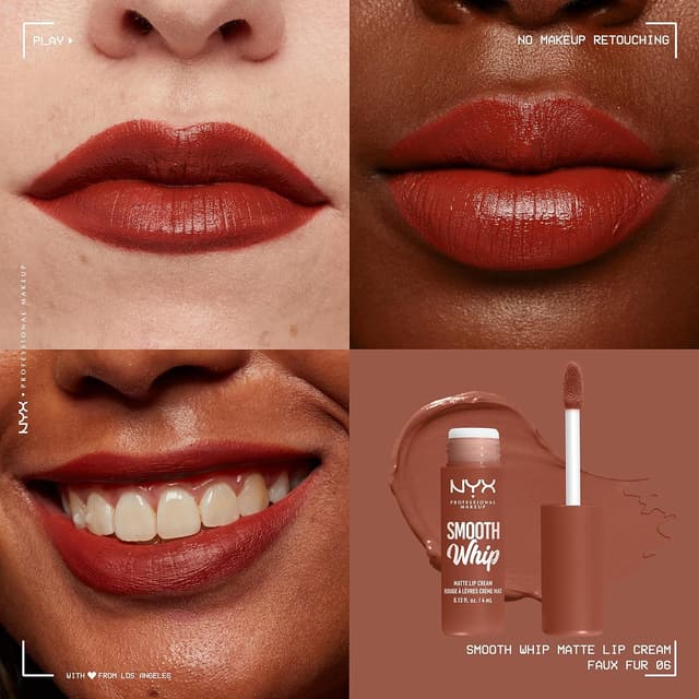 Thumbnail 2 de NYX Smooth Whip Faux Fur (06) Rouge à lèvres crème