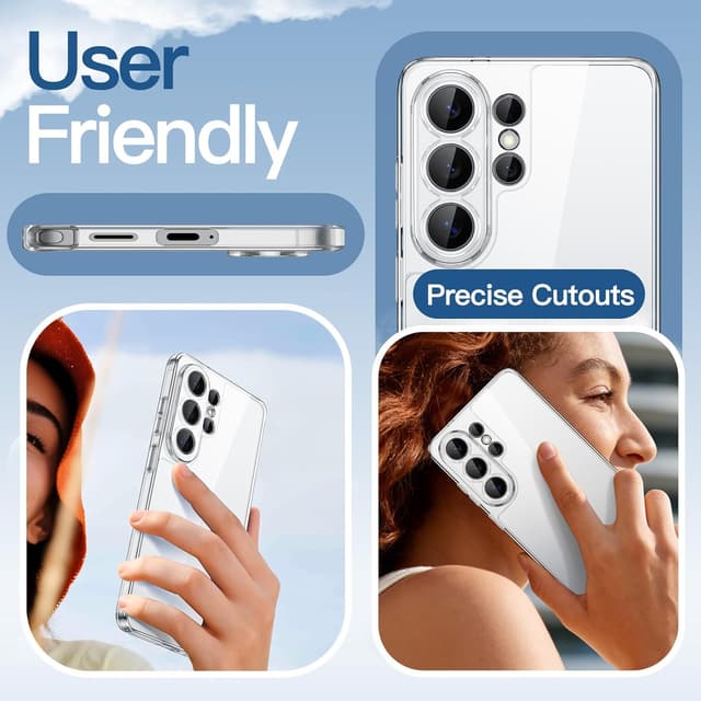 Thumbnail 6 de JETech Cover per Samsung Galaxy S26 Ultra: protezione completa della fotocamera, anti-graffi e trasparente