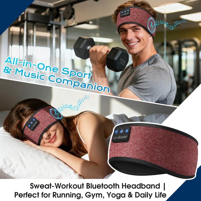 Detalle 2 de LC-dolida Schlafkopfhörer Stirnband