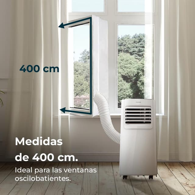 Detalle 2 de Cecotec adaptateur avec housse isolante universelle pour fenêtres oscillo-battantes