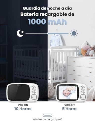 Thumbnail 2 de GHB Camara Vigilancia Bebe 3.2" 720HD 📷