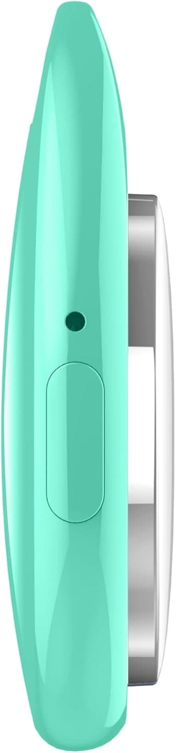 Detalle de QCOQ Air Tags 4 pezzi Ciano menta con Bluetooth 5.3 e batteria sostituibile per Cerca (solo iOS)