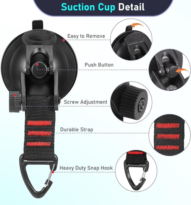 Thumbnail 2 de 4-Stück Saugnapf Camping