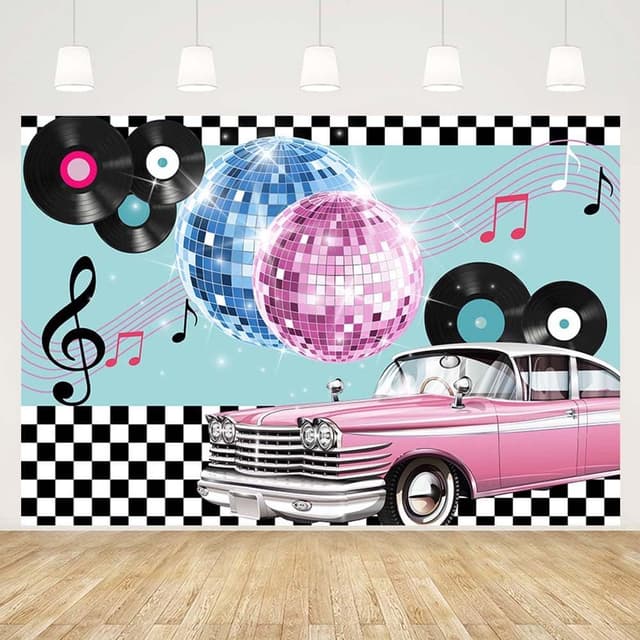 Imagen de MEHOFOND 7x5ft Retro 80s Photo Backdrop en OfertitasTOP
