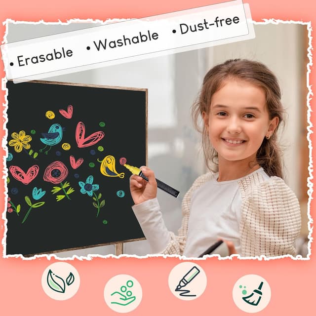 Thumbnail 3 de Stationery Island Rotuladores Tiza Líquida Biselada 8 Colores 🎨