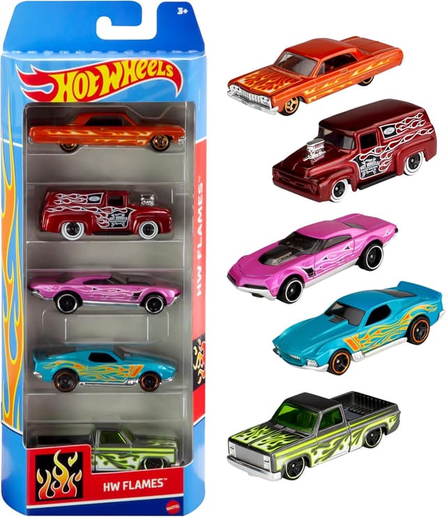 Detalle de Hot Wheels - Set 5 Autos 1:64 🎉 Diversión para Coleccionistas