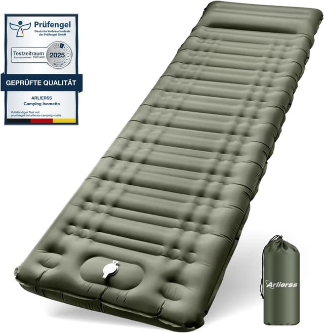 Detalle de Arlierss Isomatte Luftmatratze 12 cm
