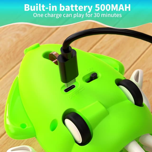 Detalle de Giocattolo interattivo polpo danzante con LED, musica e sensori a infrarossi