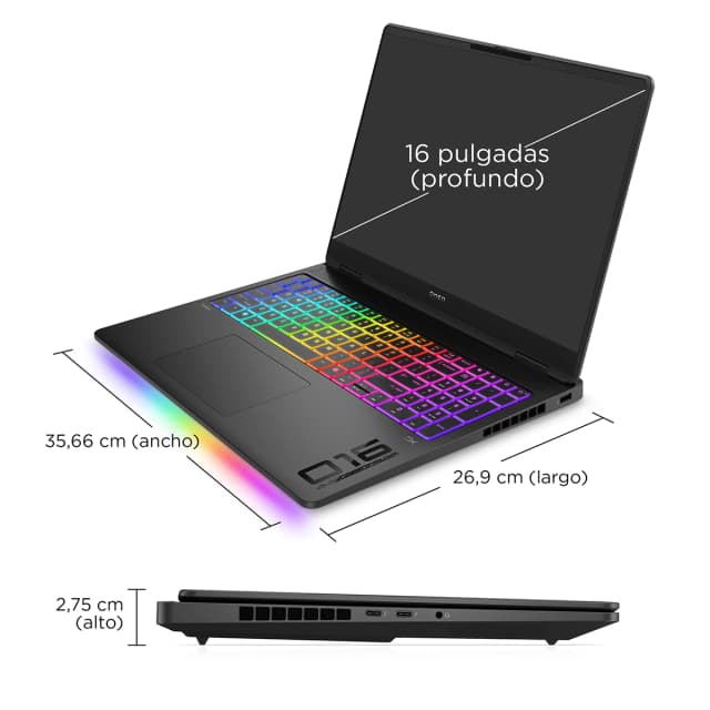 Detalle 2 de HP OMEN MAX 16-ah0005ns Intel Core Ultra 9-275HX, 64 GB, 1 TB