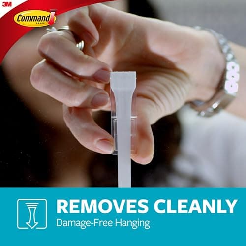 Thumbnail 5 de Command Bath Modern Reflections Gancho níquel satinado, 1 unidad