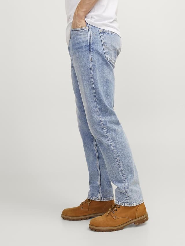 Thumbnail 6 de Jack & Jones Herren Relaxed Fit Jeans JJICHRIS JJORIGINAL SBD 920 NOOS in Blue Denim (Knöchellänge)