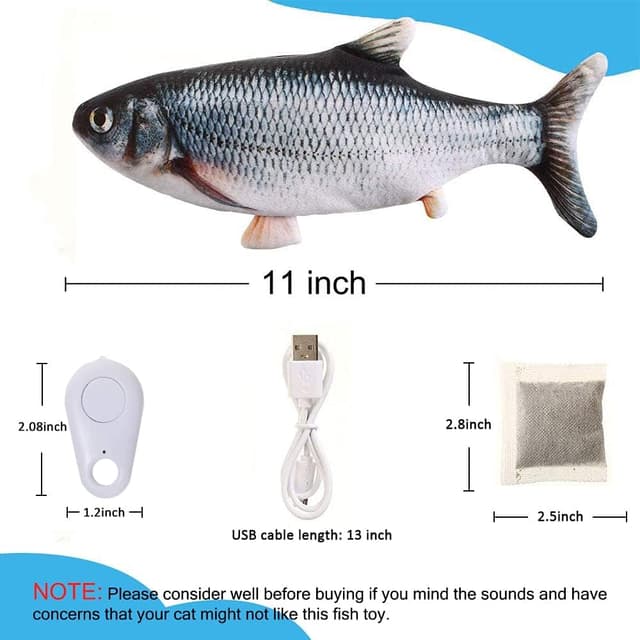 Thumbnail 5 de Nepfaivy Giocattolo Pesce Interattivo 70min