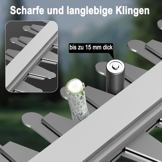 Detalle de Akku-Heckenschere für Makita 51 cm Schnittlänge