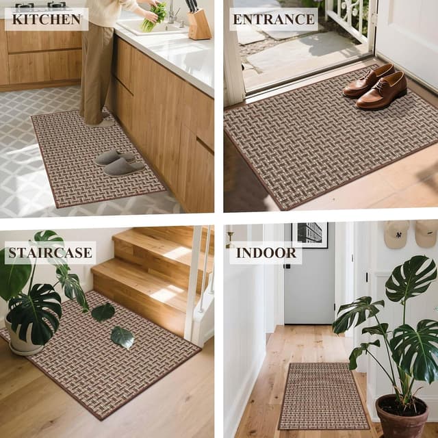 Thumbnail 2 de Homcomodar Dünn Fussmatte Innen 60x90cm