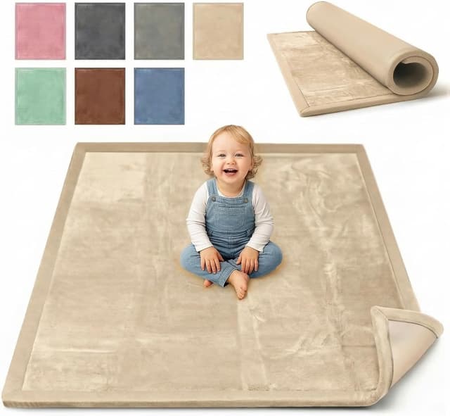 Detalle de BabybeFun Krabbelmatte 150x150 cm