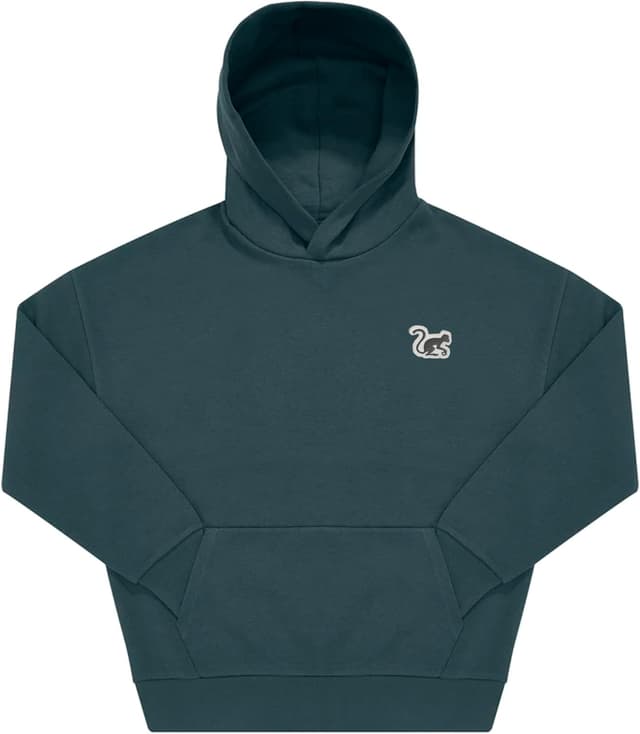 Detalle de Surf Monkey Hoodie à capuche oversize en coton biologique (sans cordon) – adulte