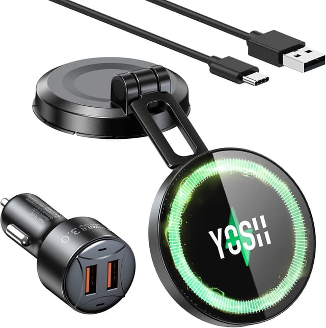 Imagen de YOSH Caricatore Wireless Auto Magsafe 15W en OfertitasTOP