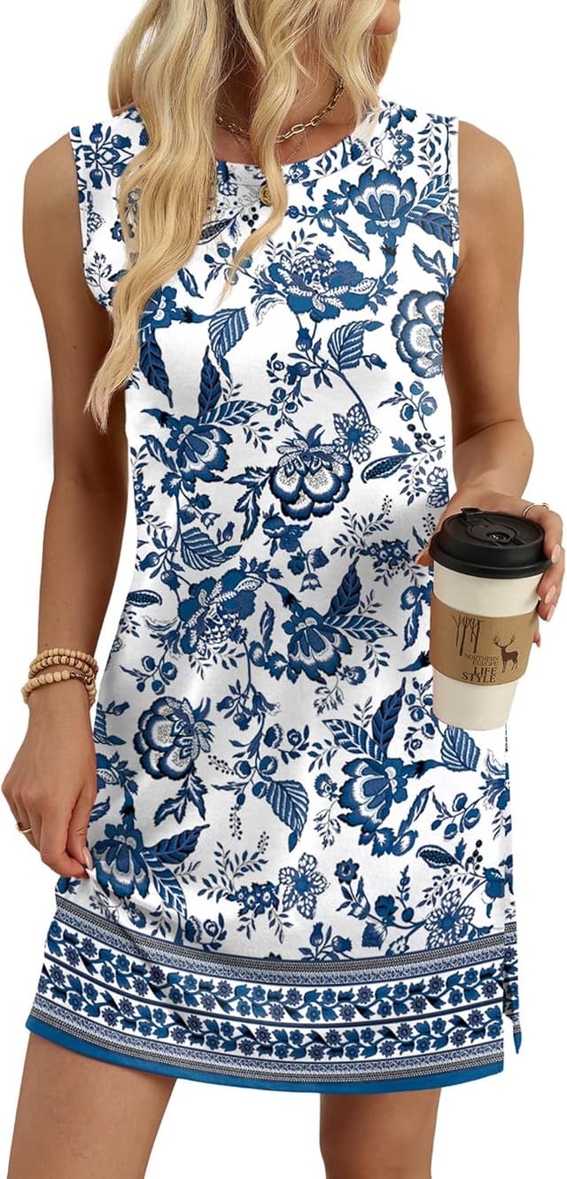 Detalle 2 de WIHOLL Casual Tank Dress for Women