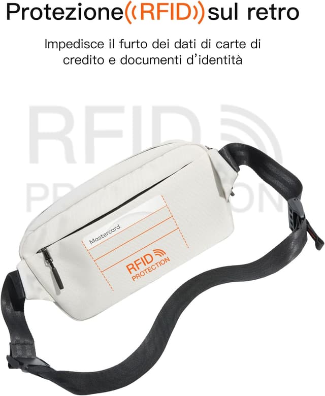 Thumbnail 6 de Inateck Sling Bag X-Pro: borsa a spalla e tracolla espandibile con tasca RFID e 16 scomparti
