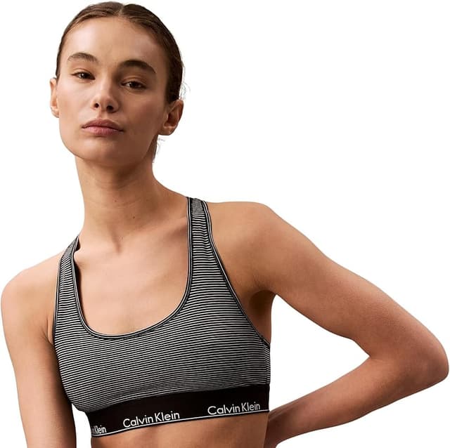 Detalle 2 de Calvin Klein Sujetador Bralette Mujer M 53% algodón